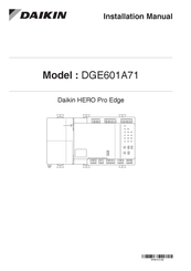 Daikin HERO Pro Edge Installation Manual