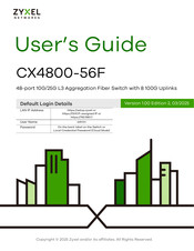ZyXEL Communications CX4800-56F User Manual