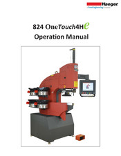 PennEngineering Haeger 824 OneTouch4He Operation Manual