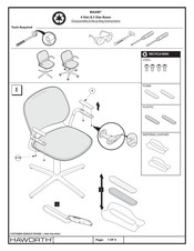 Haworth Maari Stool Disassembly & Recycling Instructions