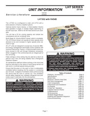 Lennox LHT Series Unit Information