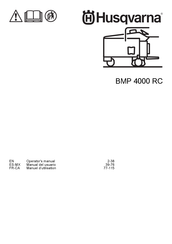 Husqvarna BMP 4000 RC Operator's Manual
