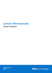 Dell Latitude 7350 Owner's Manual