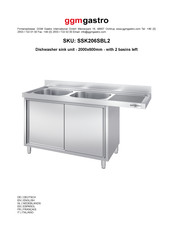 GGM gastro SSK206SBL2 Quick Start Manual