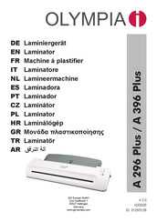 Olympia A 296 Plus Manual