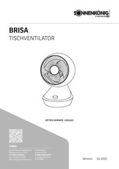 Sonnenkonig BRISA Manual