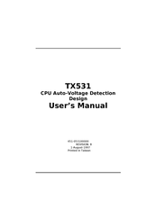 DataExpert TX531 User Manual