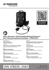 Parkside 478220 2404 Translation Of The Original Instructions