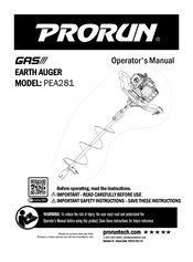 PRORUN PEA281 Operator's Manual