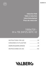 VALBERG IH 4 TB 2HFZS 007C V2 Instructions For Use Manual