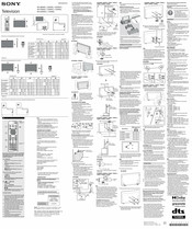 Sony XR-98X90L Quick Start Manual