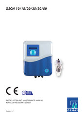 Gemas GSCN 25 Installation And Maintenance Manual