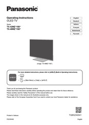 Panasonic TX-42MZF1507 Operating Instructions Manual