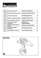 Makita DDF492 Instruction Manual