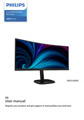 Philips 34B2U3600C User Manual