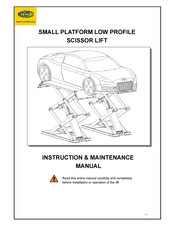 Magneti Marelli MMUB30Y Instruction & Maintenance Manual