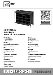 LIVARNO home 465290 2404 Assembly Instructions Manual