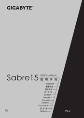 Gigabyte Sabre 15 User Manual