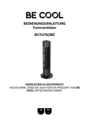 Be Cool BCTU76CMZ Operating Instructions Manual