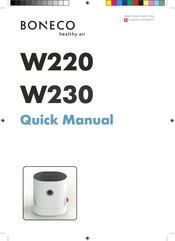Boneco W220 Quick Manual