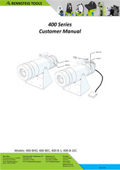 Rennsteig 400 Series Customer's Manual