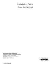 Kohler K-1397-H2-0 Installation Manual