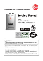 Rheem RTGH-RH10DVLP Service Manual