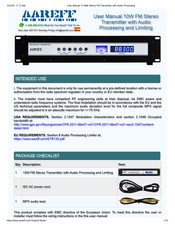 AAREFF 10W FM User Manual