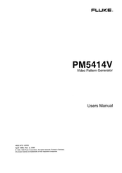 Fluke PM5414V User Manual