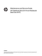 HP EliteBook Ultra G1i Maintenance And Service Manual