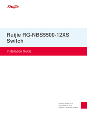Ruijie RG-NBS5500-12XS Installation Manual