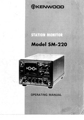 Kenwood SM-220 Operating Manual