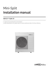 Samsung Lennox MMLD036S6M-1P Installation Manual
