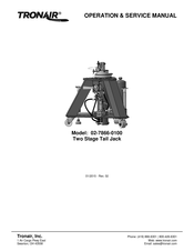 Tronair 02-7866-0100 Operation & Service Manual