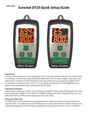SureSTAT DT10 Quick Setup Manual
