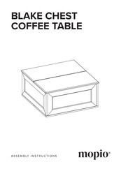 mopio BLAKE CHEST Assembly Instructions Manual
