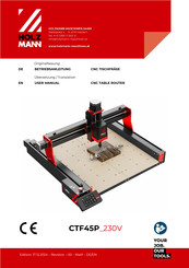 HOLZMANN MASCHINEN CTF45P 230V User Manual