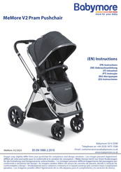 Babymore MeMore V2 Pram Instructions Manual