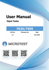 Microtest 7605 User Manual