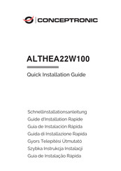 Conceptronic ALTHEA22W100 Quick Installation Manual