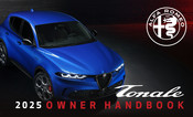 Alfa Romeo TONALE 2025 Owner's Handbook Manual
