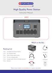 SR PORTABLES ARES Series Instruction Manual