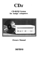 XETEC CDx-Driveless Owner's Manual