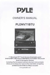 Pyle PLDNV71BTU Owner's Manual