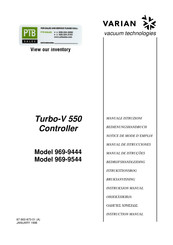 Varian Turbo-V 550 Instruction Manual