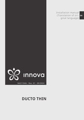 Innova DUCTO THIN Installation Manual