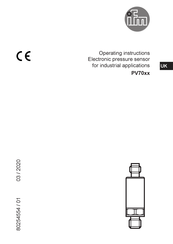 IFM PV7001 Operating Instructions Manual