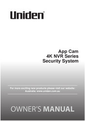 Uniden 4KNVR8 Owner's Manual