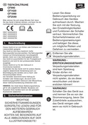 ARO CF1420 Manual