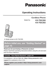 Panasonic KX-TGC202B Operating Instructions Manual